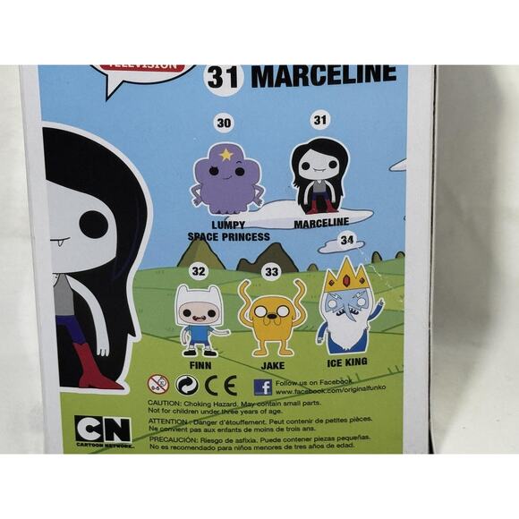 Funko Pop Television Adventure Time Marceline #31 Vinyl Figure Cartoon Network - Picture 7 of 7